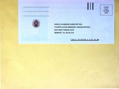 Shield & Diamond Subscription, Autumn 2005